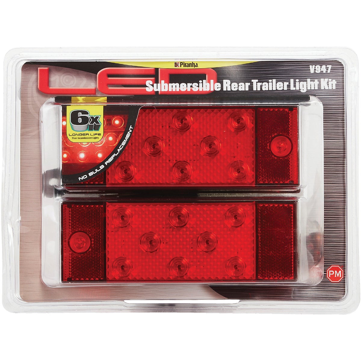 Peterson 80 In. Wide and Over LED Trailer Light Kit