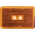 Peterson Rectangle Amber Clearance Light