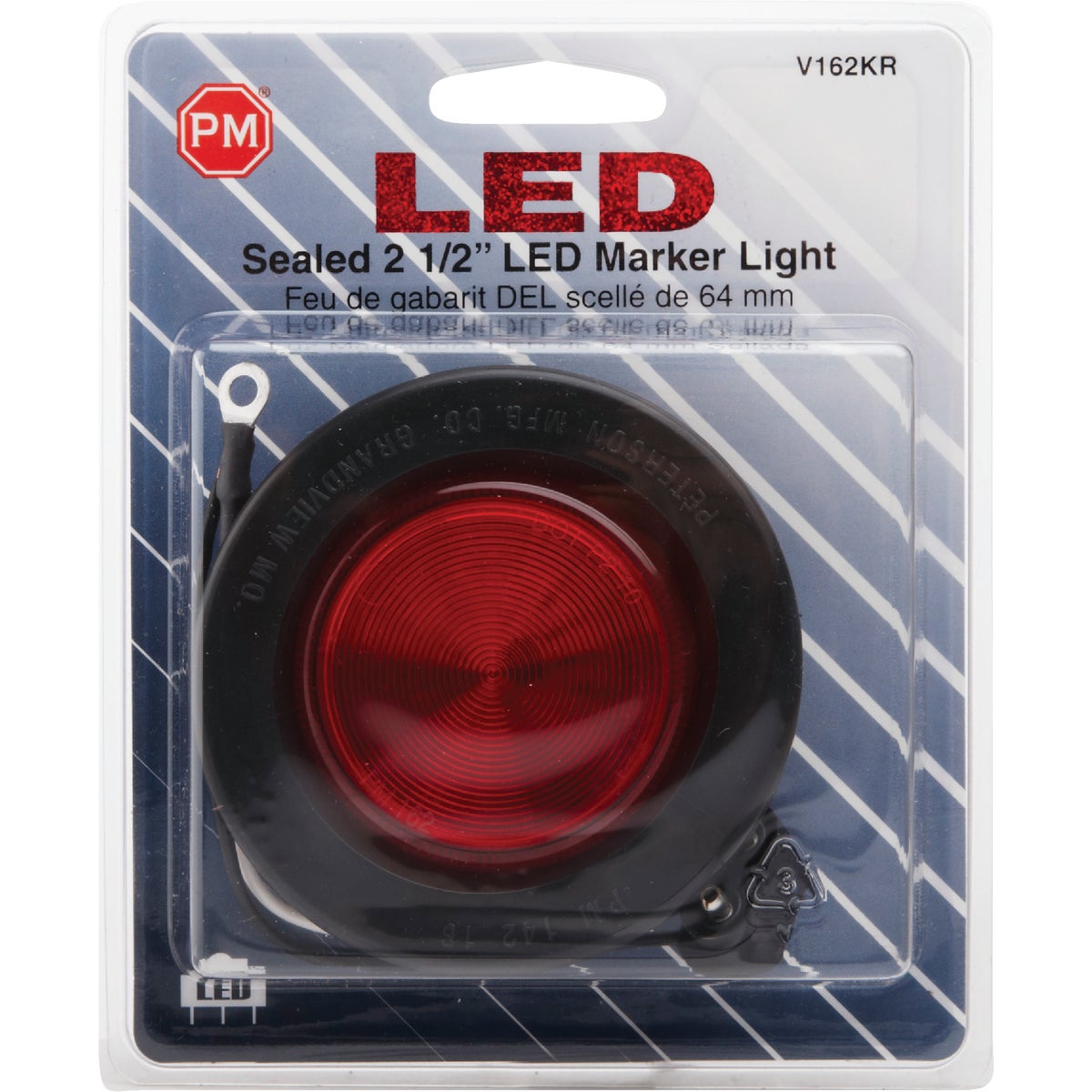 Peterson Round 9-16 V. Red Clearance Light