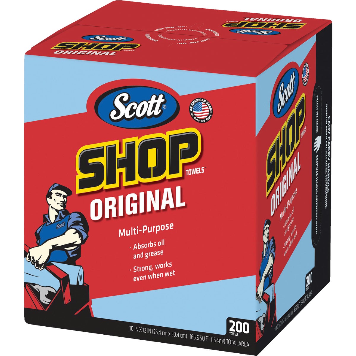 Scott 12 In. W x 10 In. L Disposable Original Shop Towel (200-Sheets)