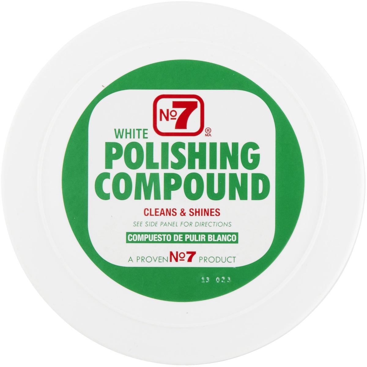 NO. 7, 10 Oz. Paste White Polishing Compound