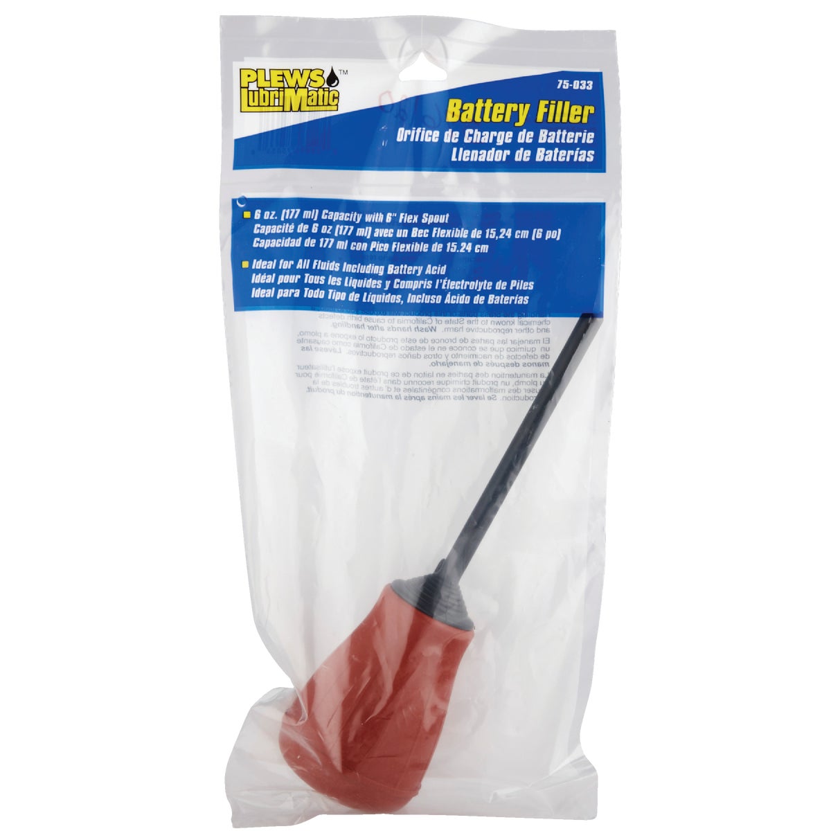 Plews Lubrimatic 6 Oz. 6 In. Battery Filler