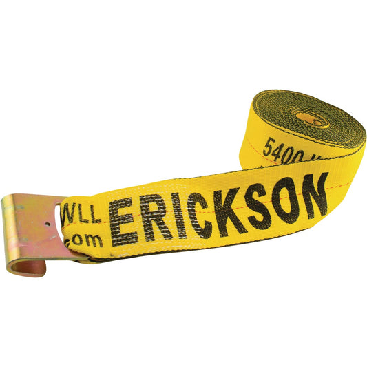 Erickson 4" x 30' Polyester Webbing Winch Strap