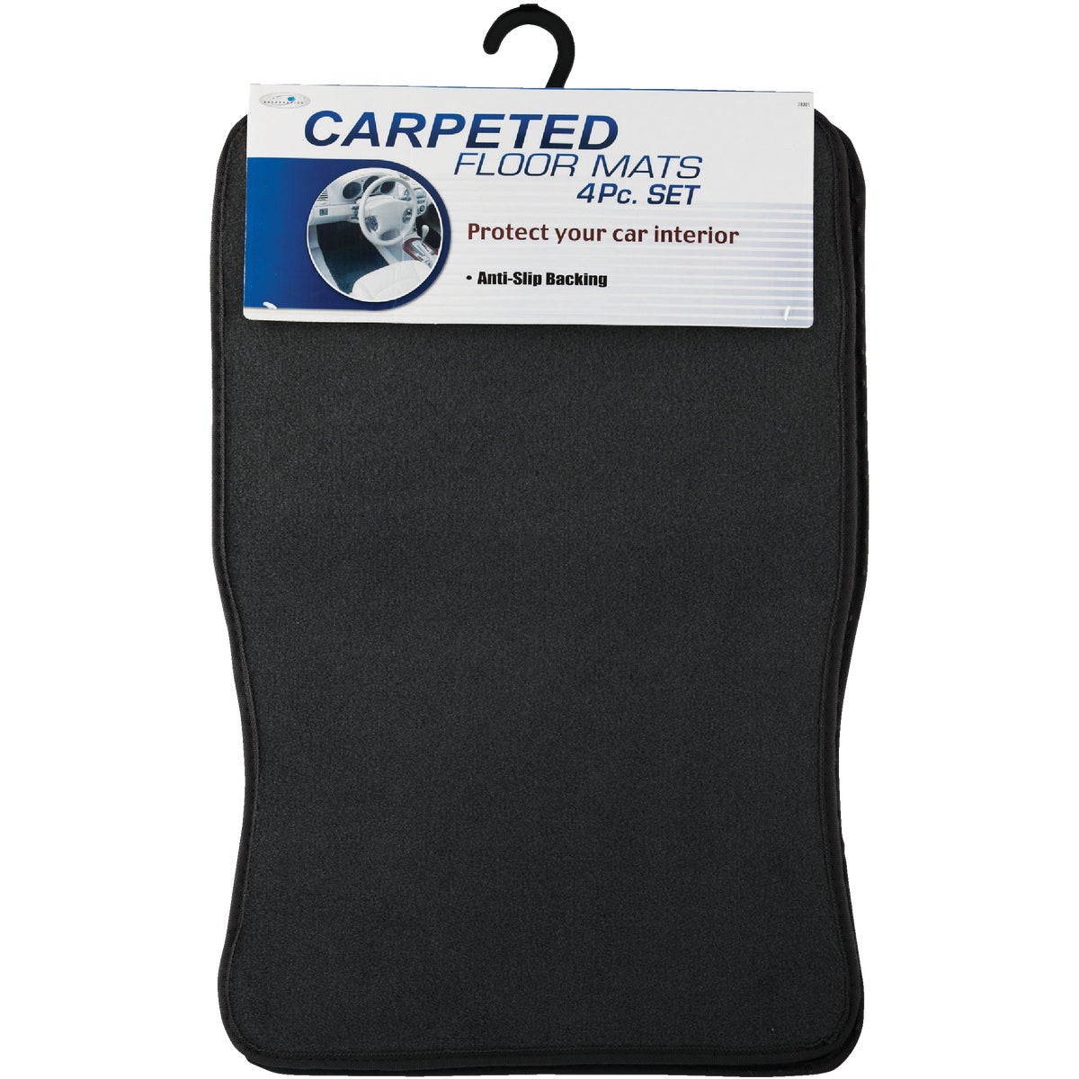 Custom Accessories Gray Carpeted Floor Mat (4-Piece)