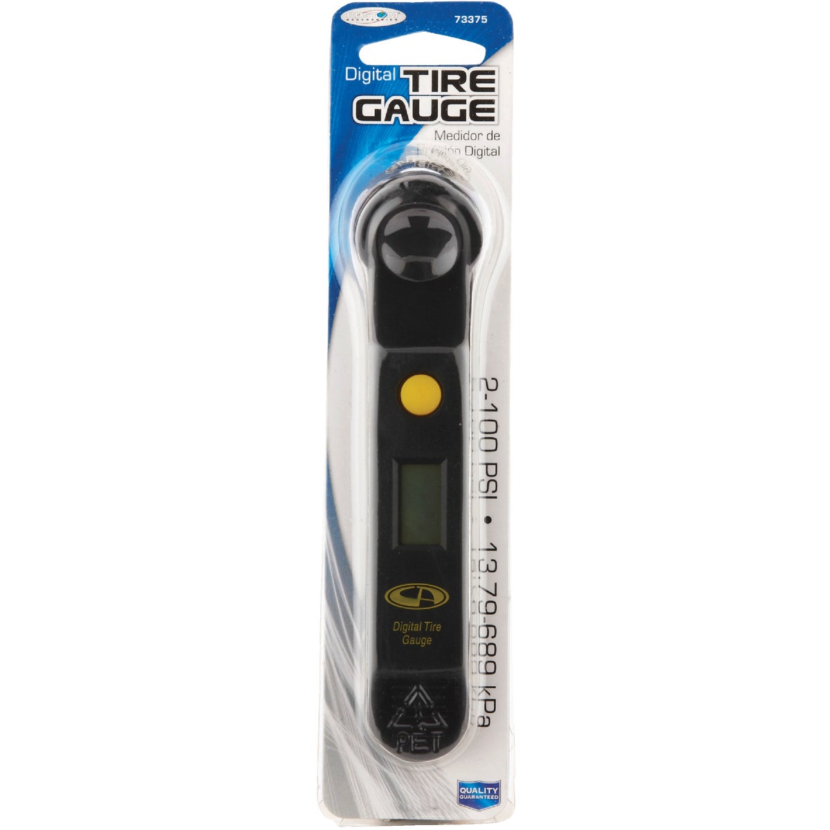 Custom Accessories 2-100 psi Digital Tire Gauge