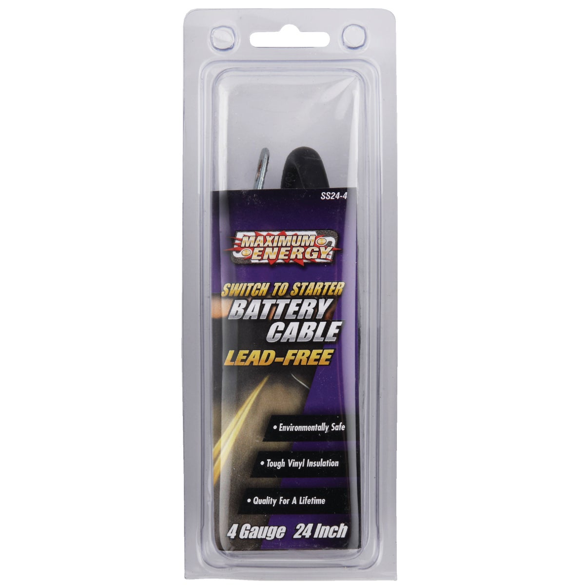 Road Power 24 In. 4 Gauge Switch-to-Start Battery Cable