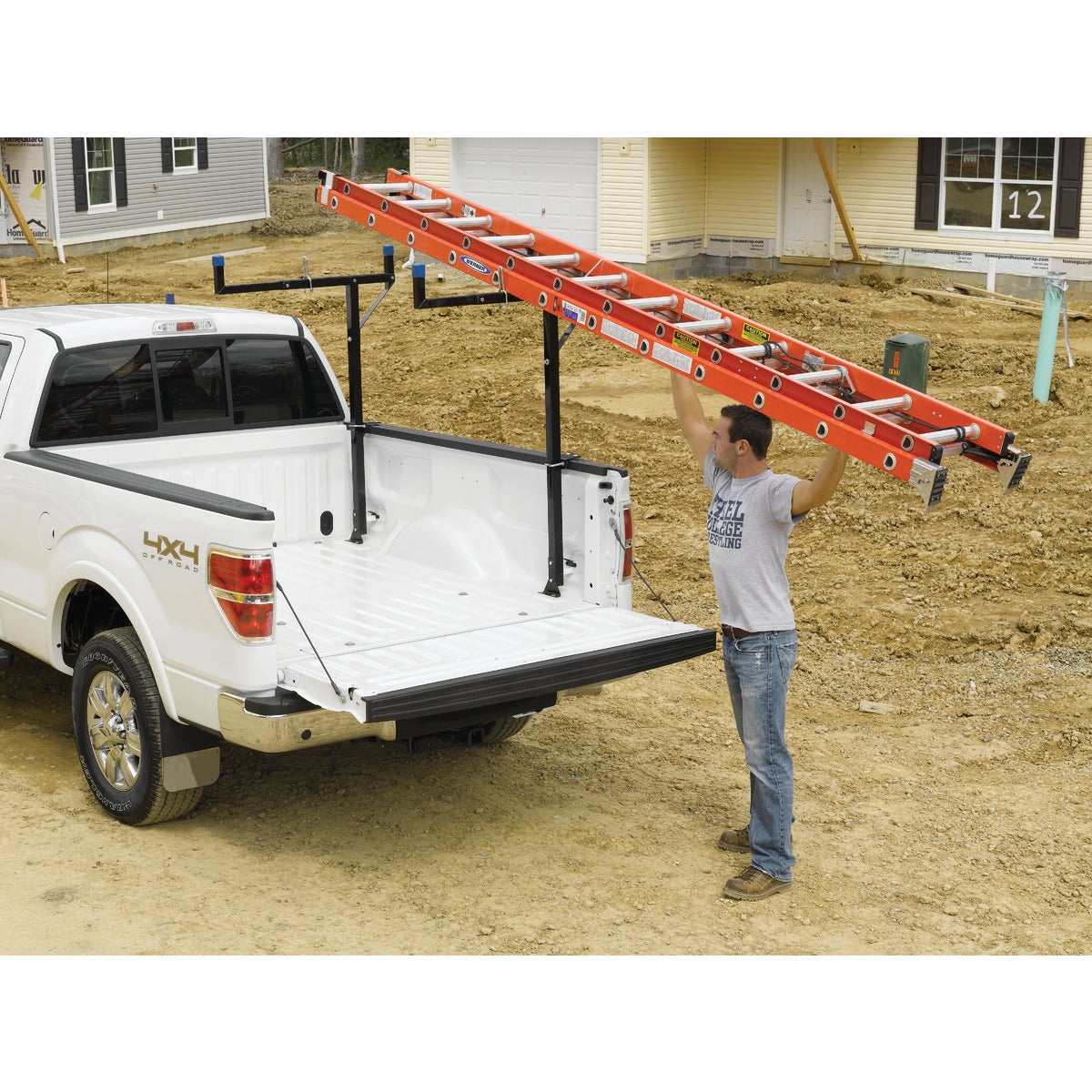 Werner Ladder 250 Lb Capacity Black Truck Rack