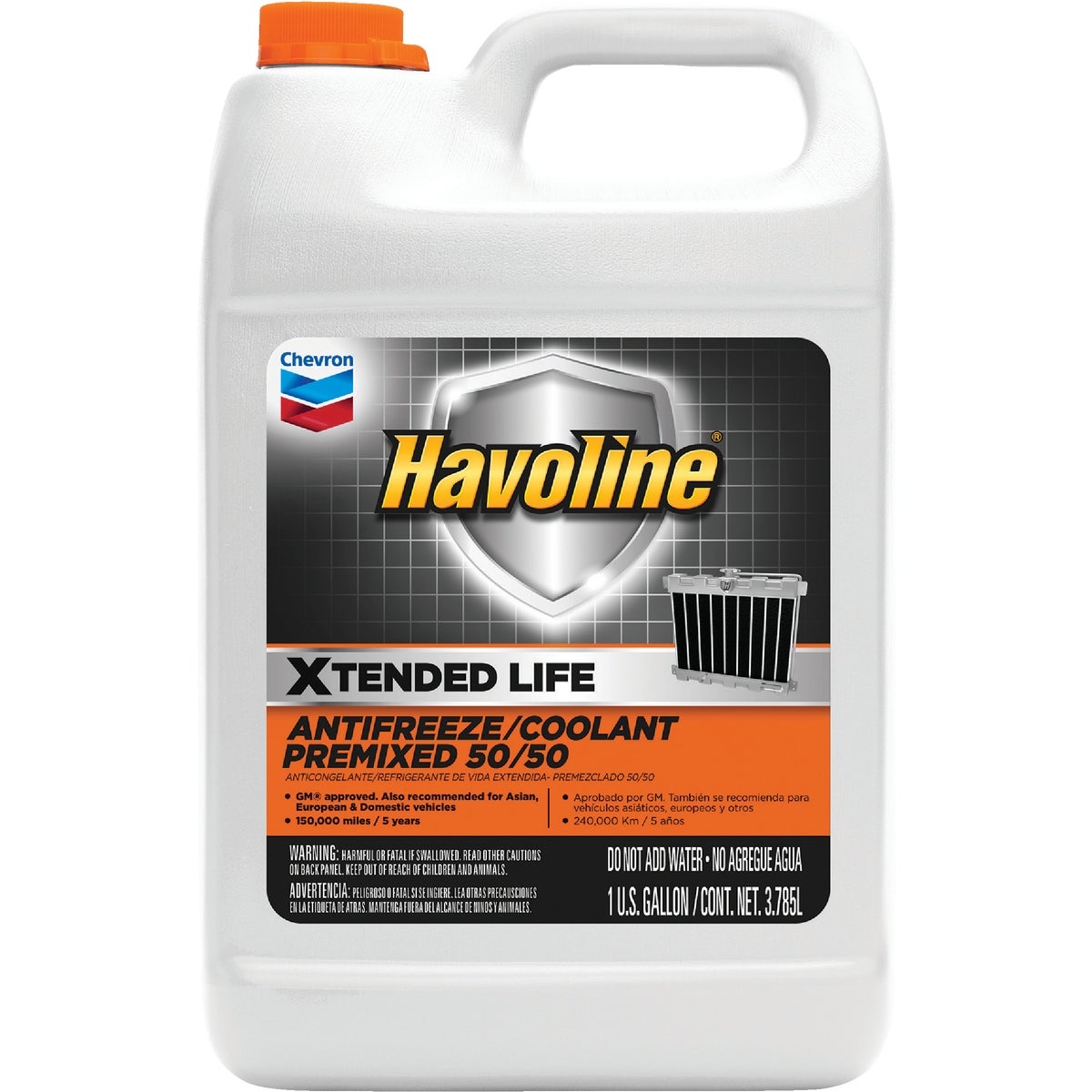 Havoline Xtended Life Gallon 50/50 Pre-Diluted -32 F Automotive Antifreeze