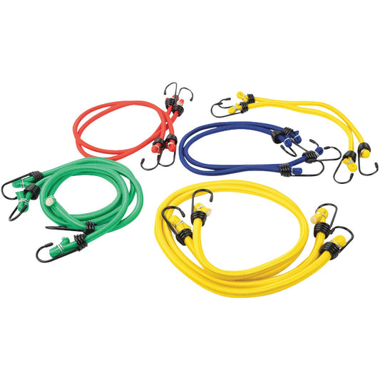 Erickson Assorted Vinyl Coated Wire Bungee Cord Set