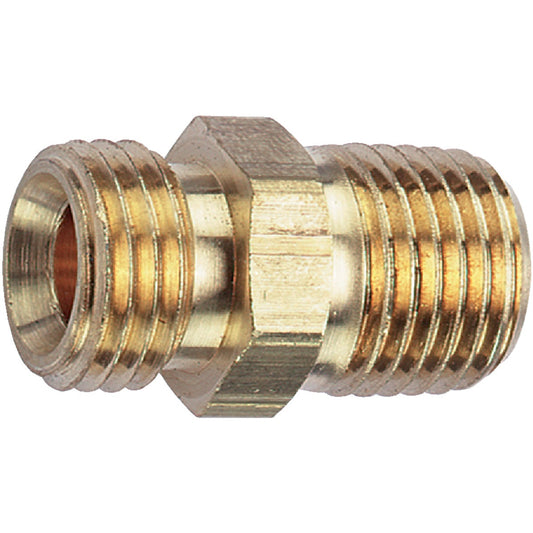 Tru-Flate 1/4 In. MNPT x 1/4 In. MNPS Brass Ball End Adapter