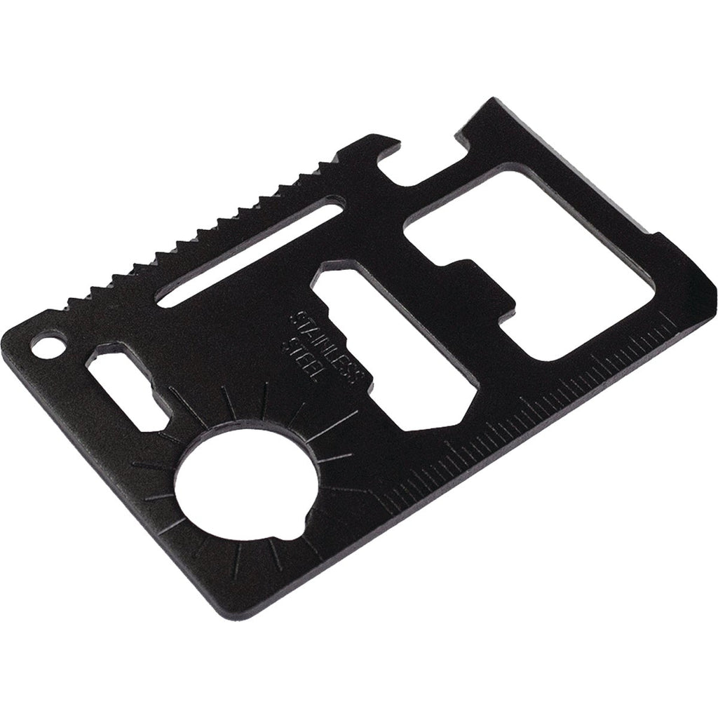 Lucky Line Utilicarry 11-in-1 Black Stainless Steel Wallet Multi-Tool