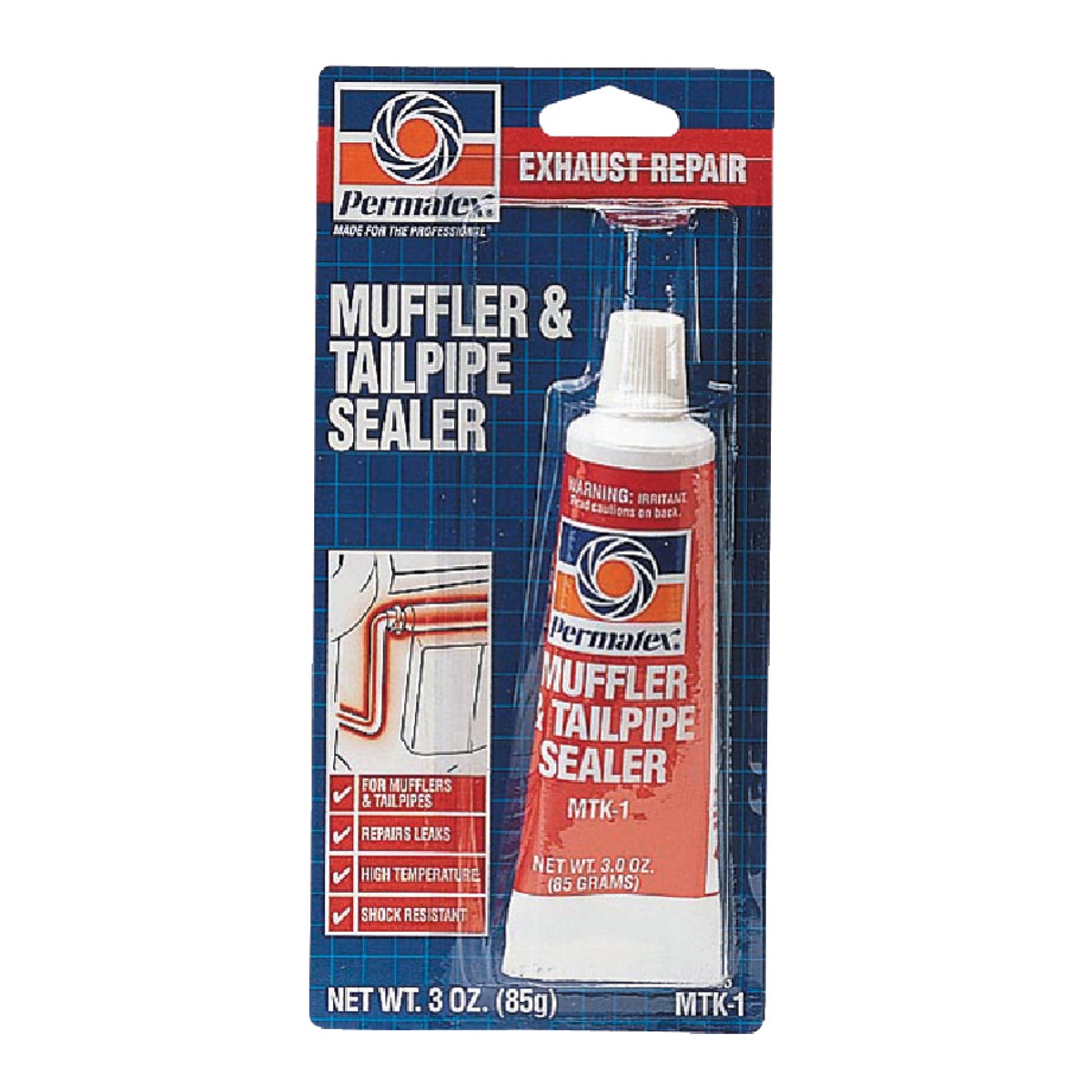 Permatex Tube 3 Oz  Muffler & Tailpipe Sealer