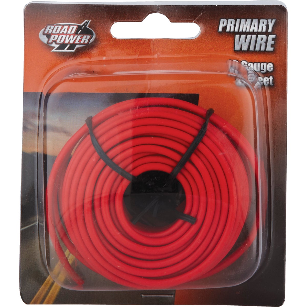 ROAD POWER 33 Ft. 18 Ga. PVC-Coated Primary Wire, Red