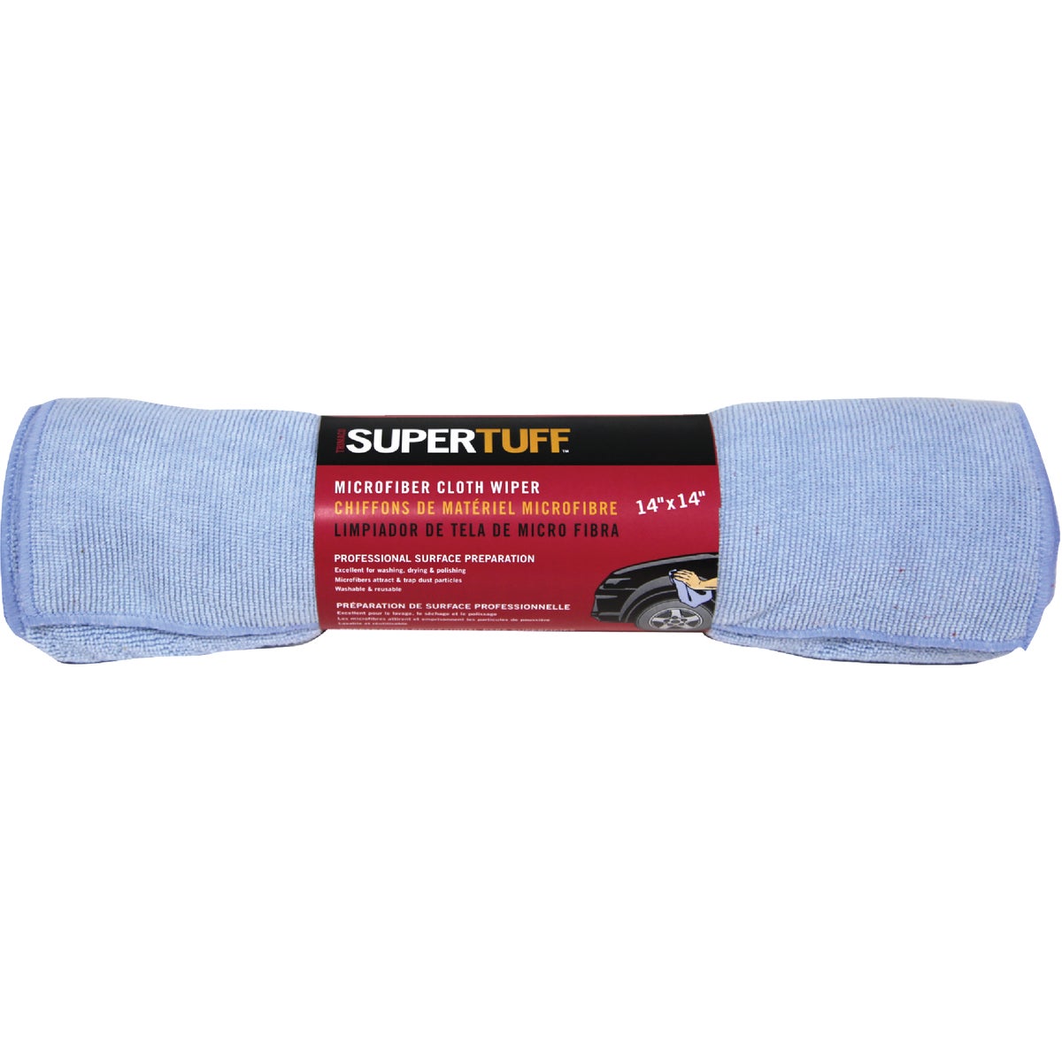 Trimaco SuperTuff 14 In. Square Microfiber Cleaning Cloth (8-Pack)