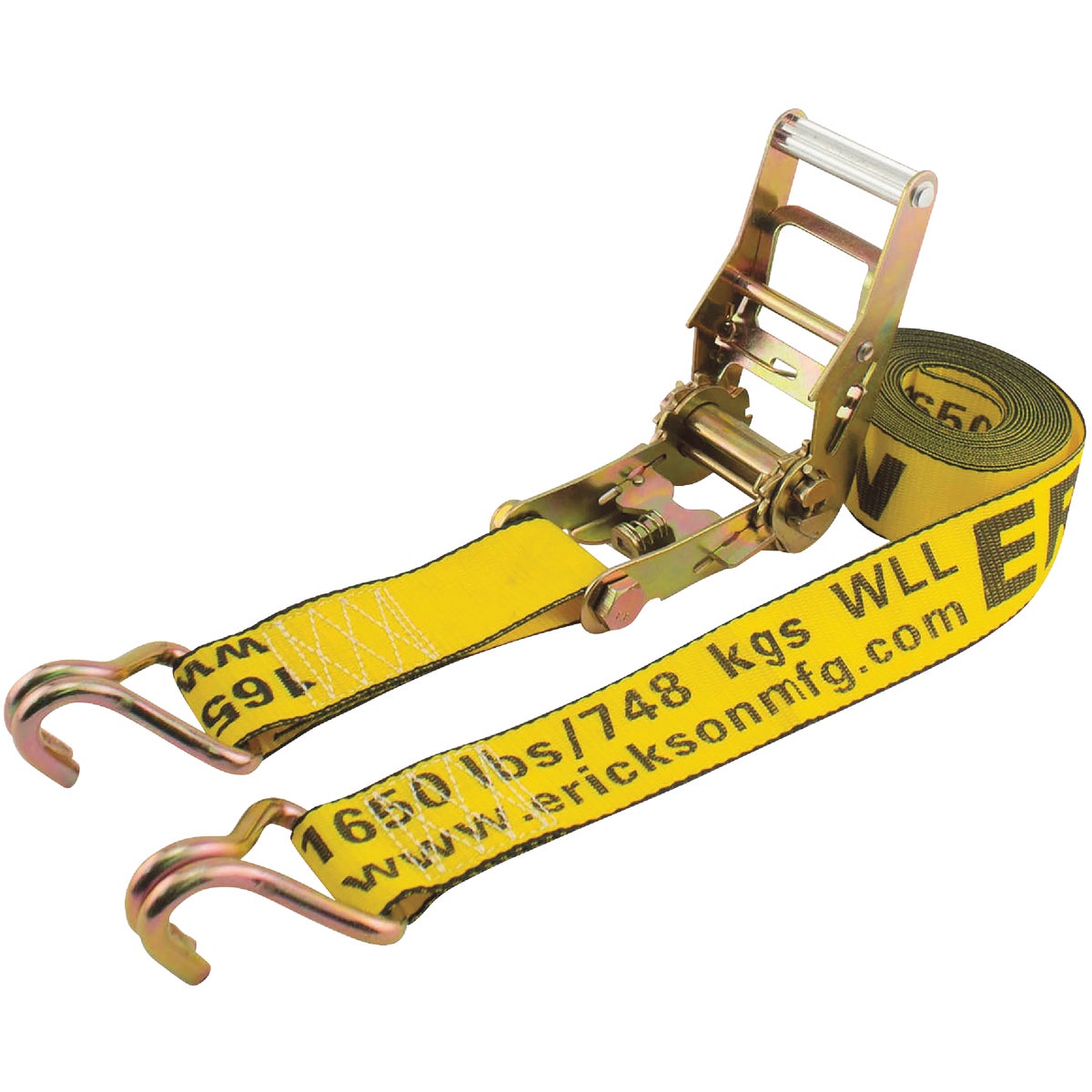 Erickson 2 In. x 15 Ft. 5000 Lb. Heavy-Duty Ratchet Strap