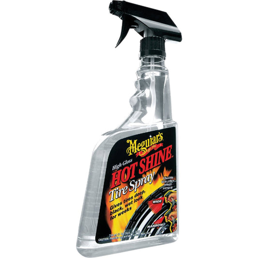 Meguiars Hot Shine High Gloss 24 Oz. Trigger Spray Tire Shine