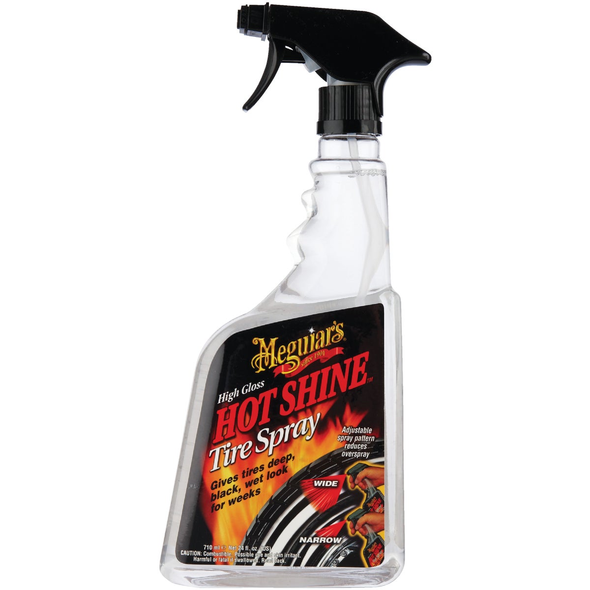 Meguiars Hot Shine High Gloss 24 Oz. Trigger Spray Tire Shine