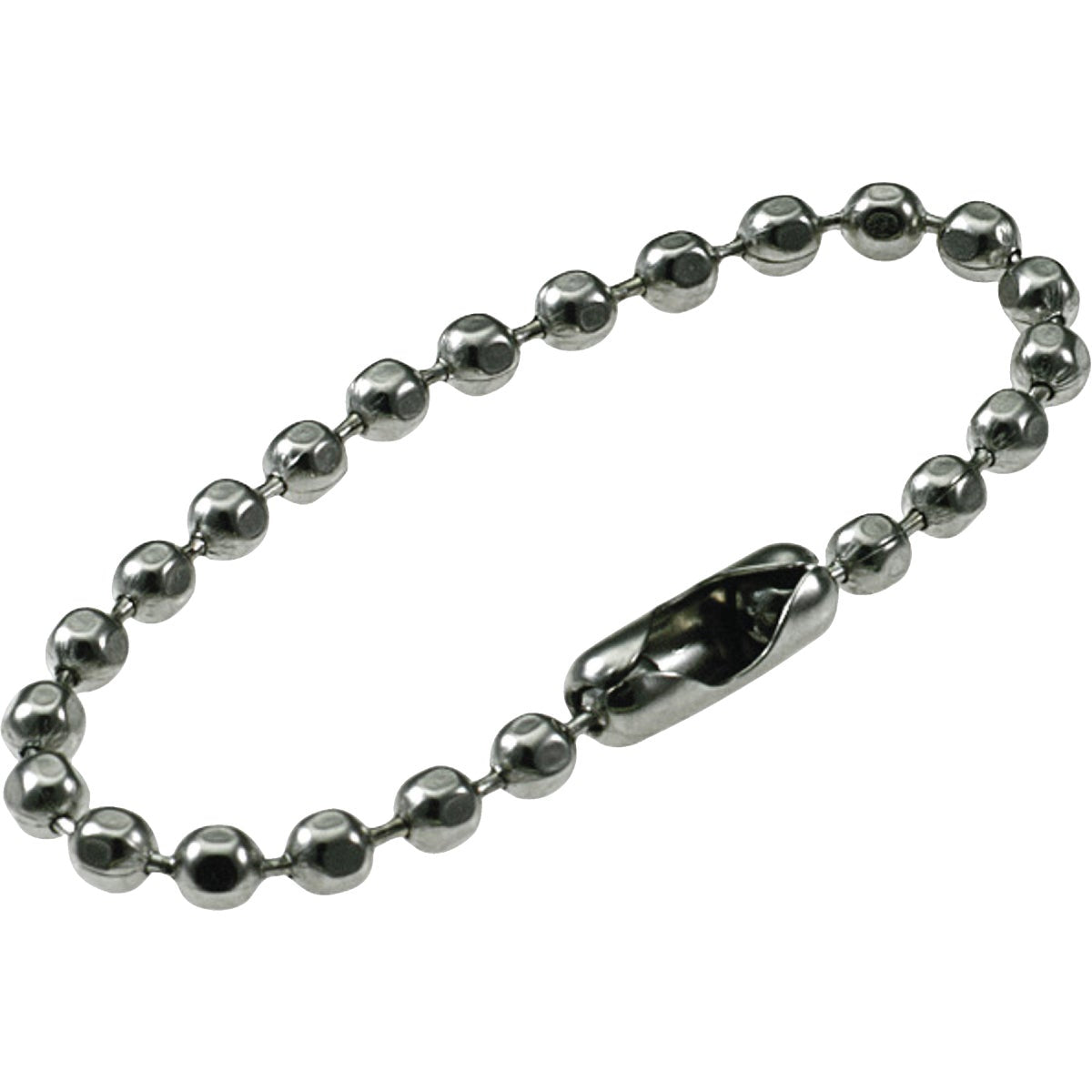 Lucky Line 4-1/2 In. Stainless Steel Key Ring Chain (2-Pack)