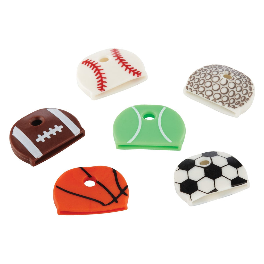 Lucky Line Vinyl Specialty Key Identifier Cap, Sports (200-Pack)