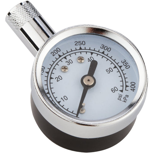 Custom Accessories 5-60 Psi Chrome-plated Tire Gauge