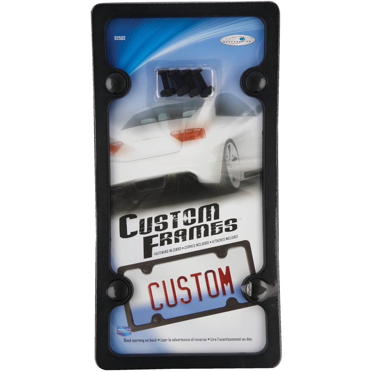 Custom Accessories License Plate Frame