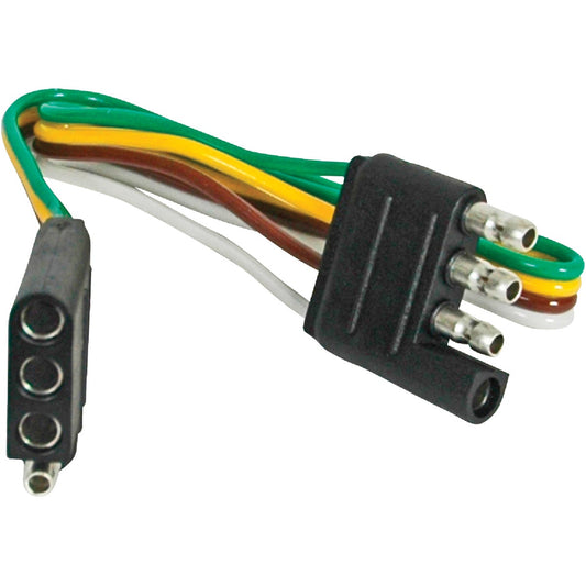 Reese Towpower 12 In. 4-Flat Loop Trailer Wiring Extension