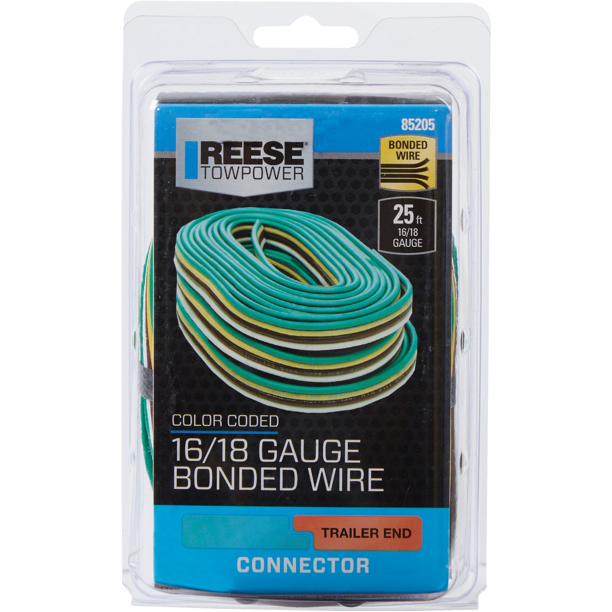 Reese Towpower 25 Ft. 16/18 Ga. 4-Flat Bonded Primary Wire