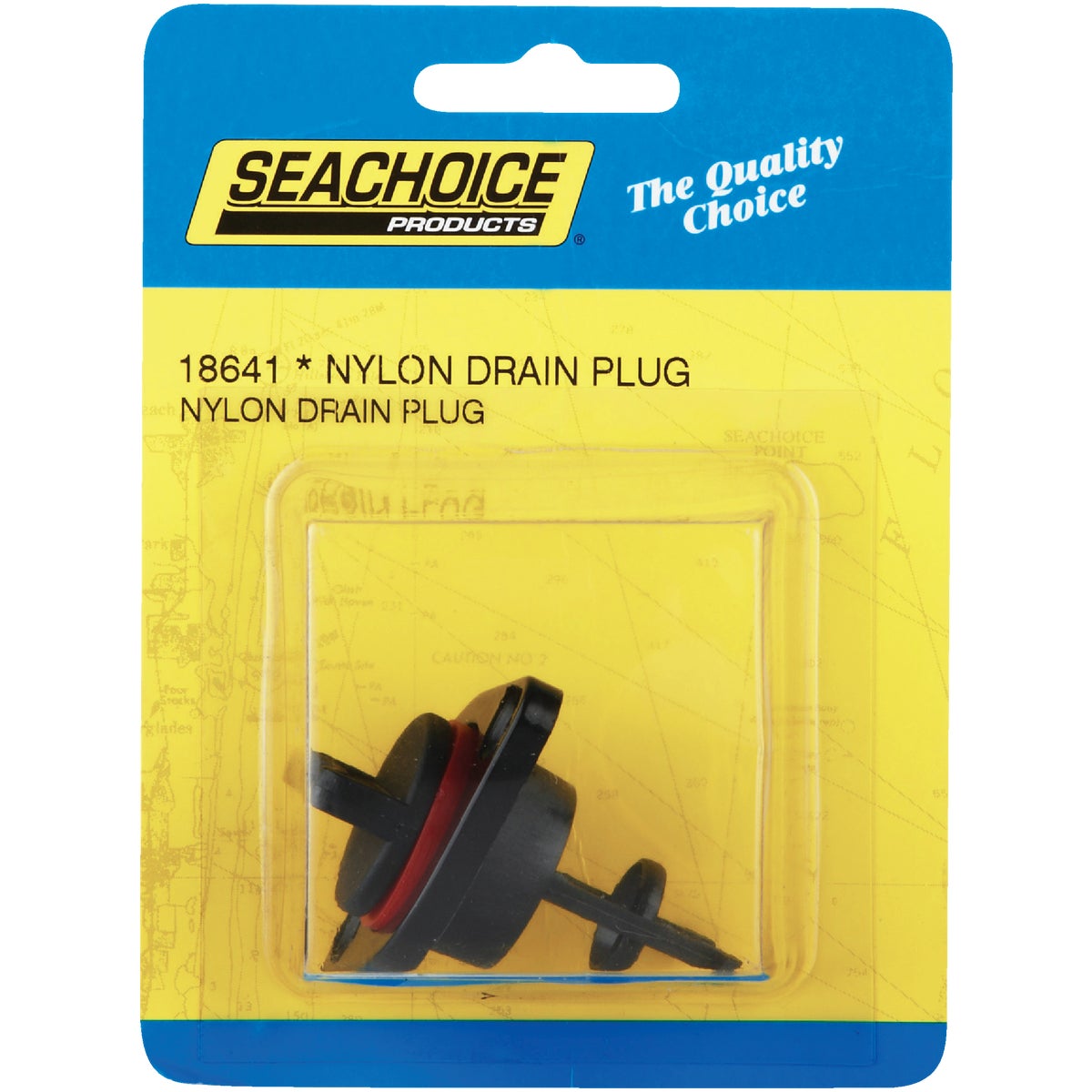 Seachoice 1 In. Plug & Gasket Nylon Drain Plug