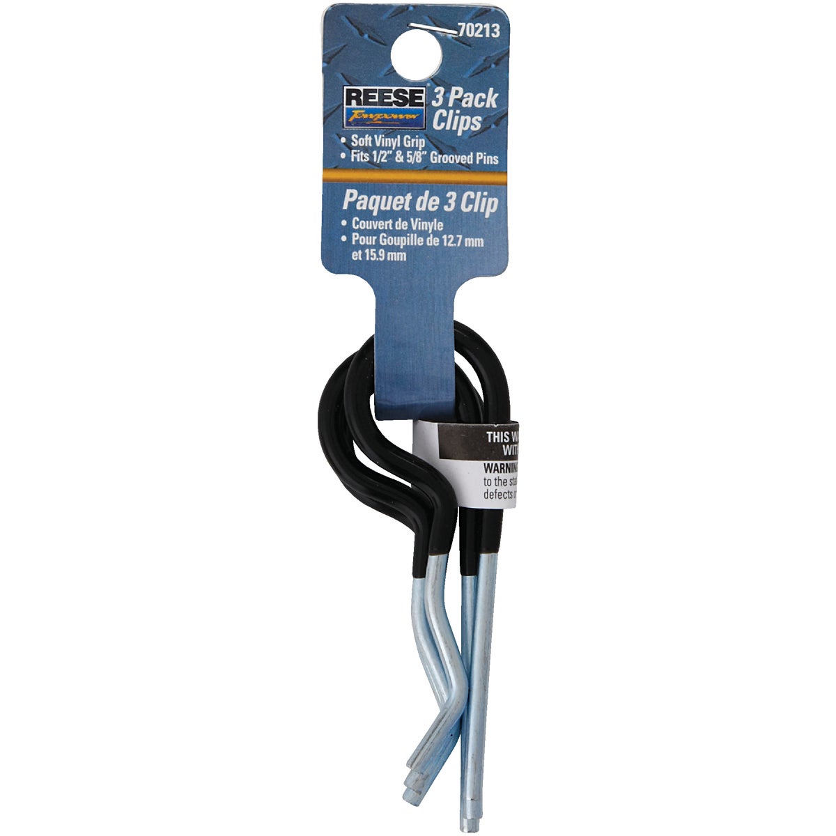 Reese Towpower 2/5 In. x 5-4/5 In. Cadmium Plated Steel Hitch Pin Clip