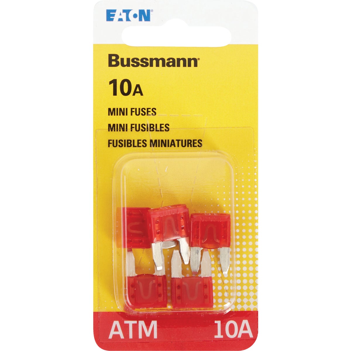 Bussmann 10-Amp 32-Volt ATM Blade Mini Automotive Fuse (5-Pack)