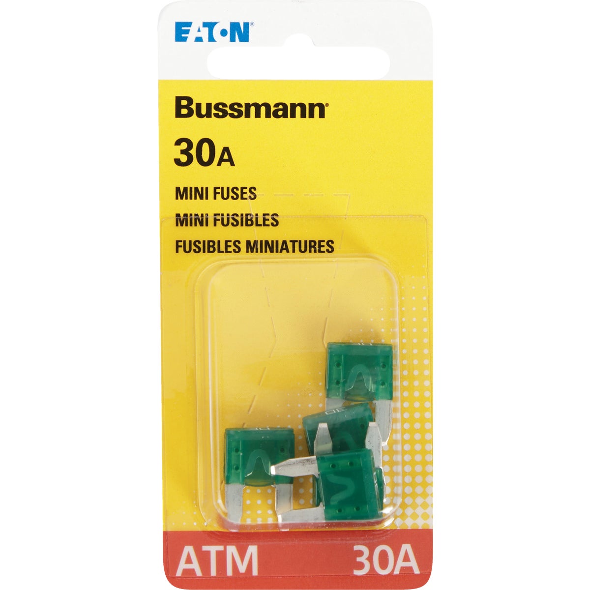 Bussmann 30-Amp 32-Volt ATM Blade Mini Automotive Fuse (5-Pack)