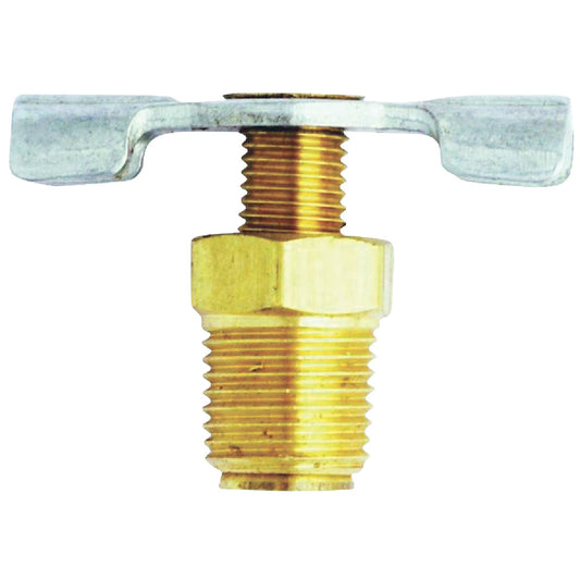 Milton 1/8 In. NPT Brass Drain Cock