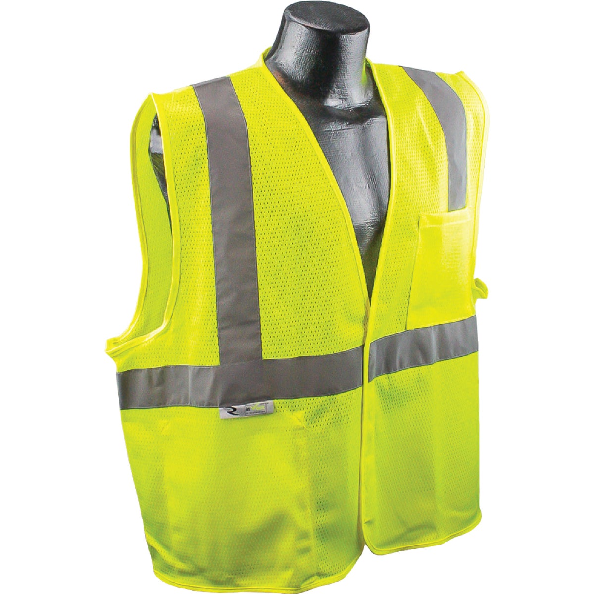 Radians Rad Wear ANSI Class 2 Hi Vis Green Safety Vest XL