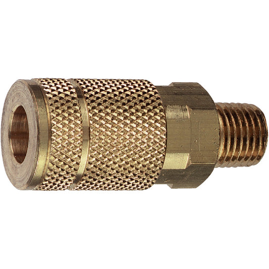 Tru-Flate Series Push-to-Connect 1/4 In. MNPT Coupler