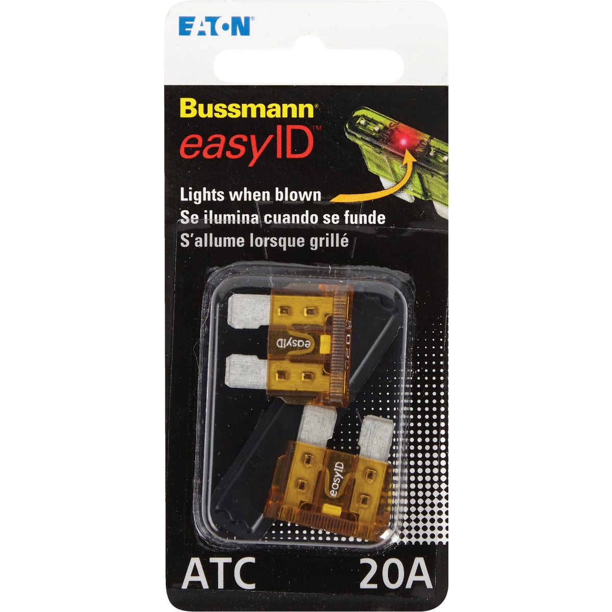 Bussmann 20-Amp 32-Volt ATC Blade easyID Automotive Fuse (2-Pack)