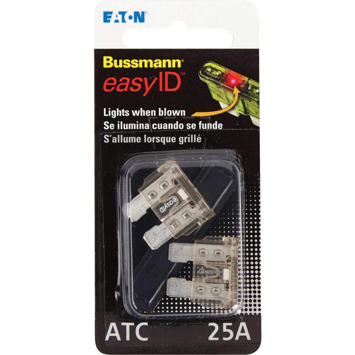 Bussmann 25-Amp 32-Volt ATC Blade easyID Automotive Fuse (2-Pack)