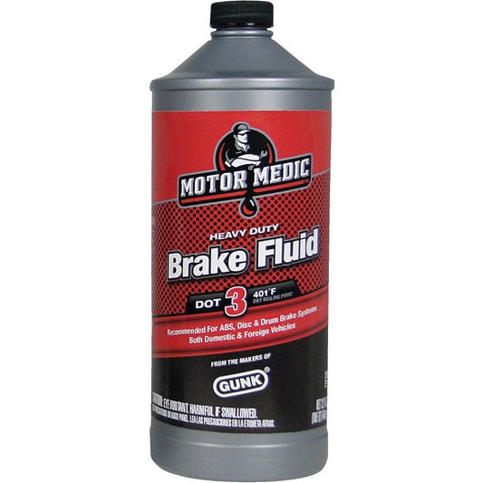 MotorMedic 32 Oz. Heavy-Duty DOT 3 Brake Fluid