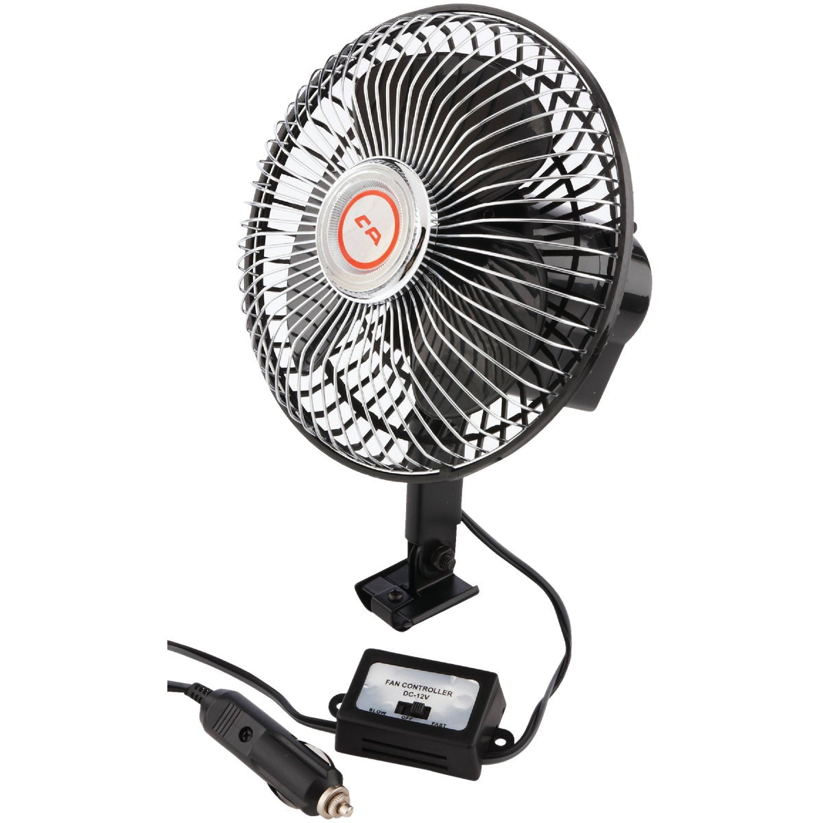 Custom Accessories Oscillating Auto/Car Fan