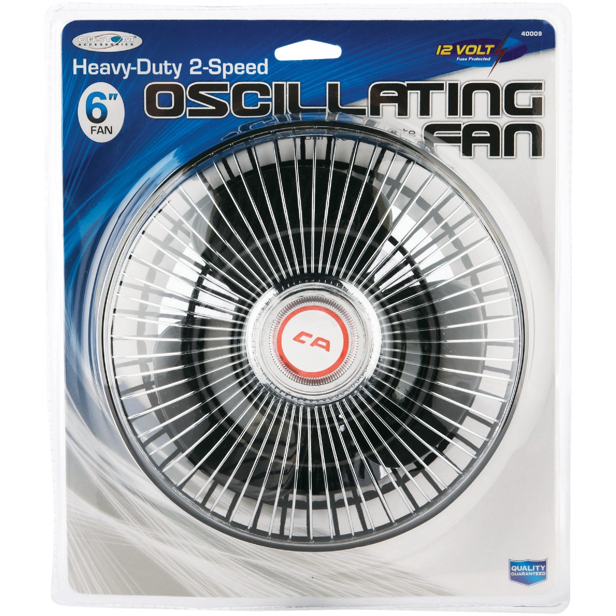 Custom Accessories Oscillating Auto/Car Fan