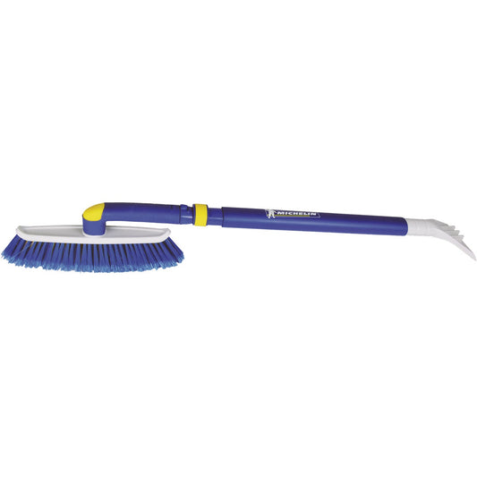 Michelin 50 In. Steel Hybrid Telescopic Snowbrush with Ice Scraper