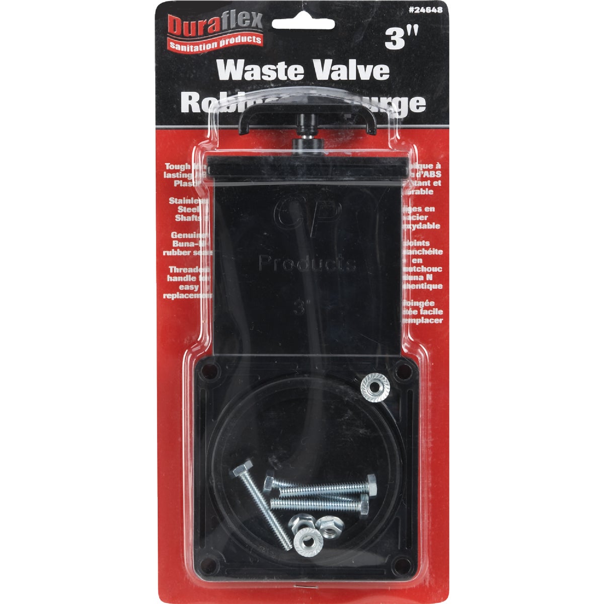 Camco 3 In. RV Waste Valve