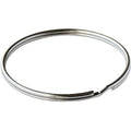 Lucky Line Tempered Steel Nickel-Plated 1-1/4 In. Key Ring (100-Pack)