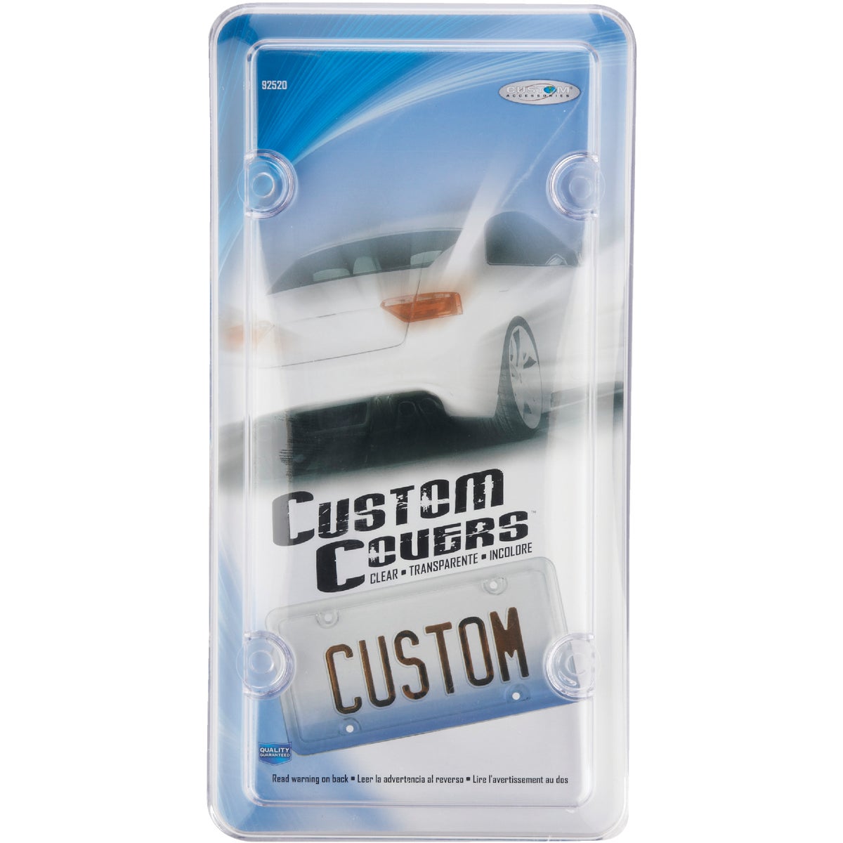 Custom Accessories License Plate Protector