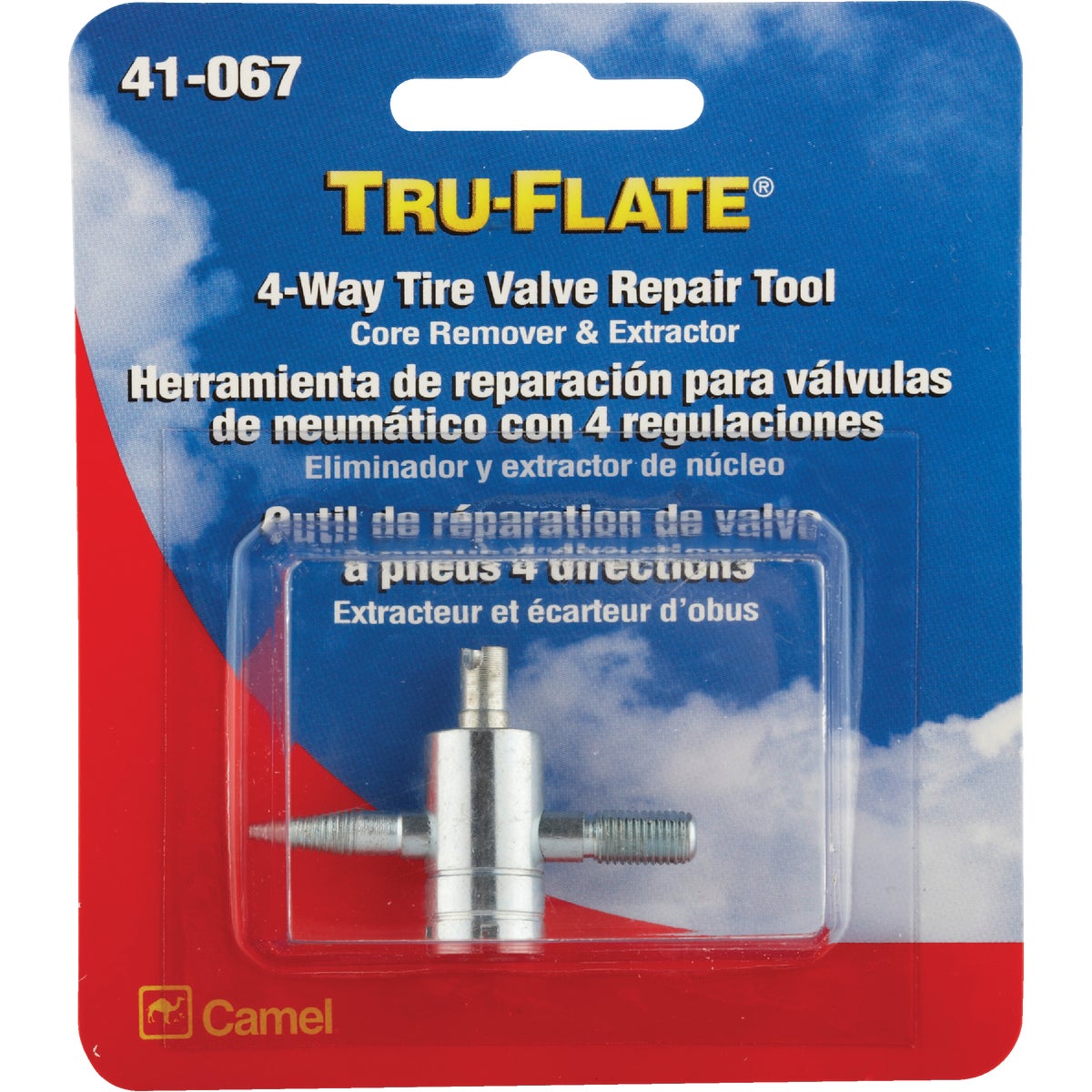 Tru-Flate 4-Function Tire Valve Repair Tool