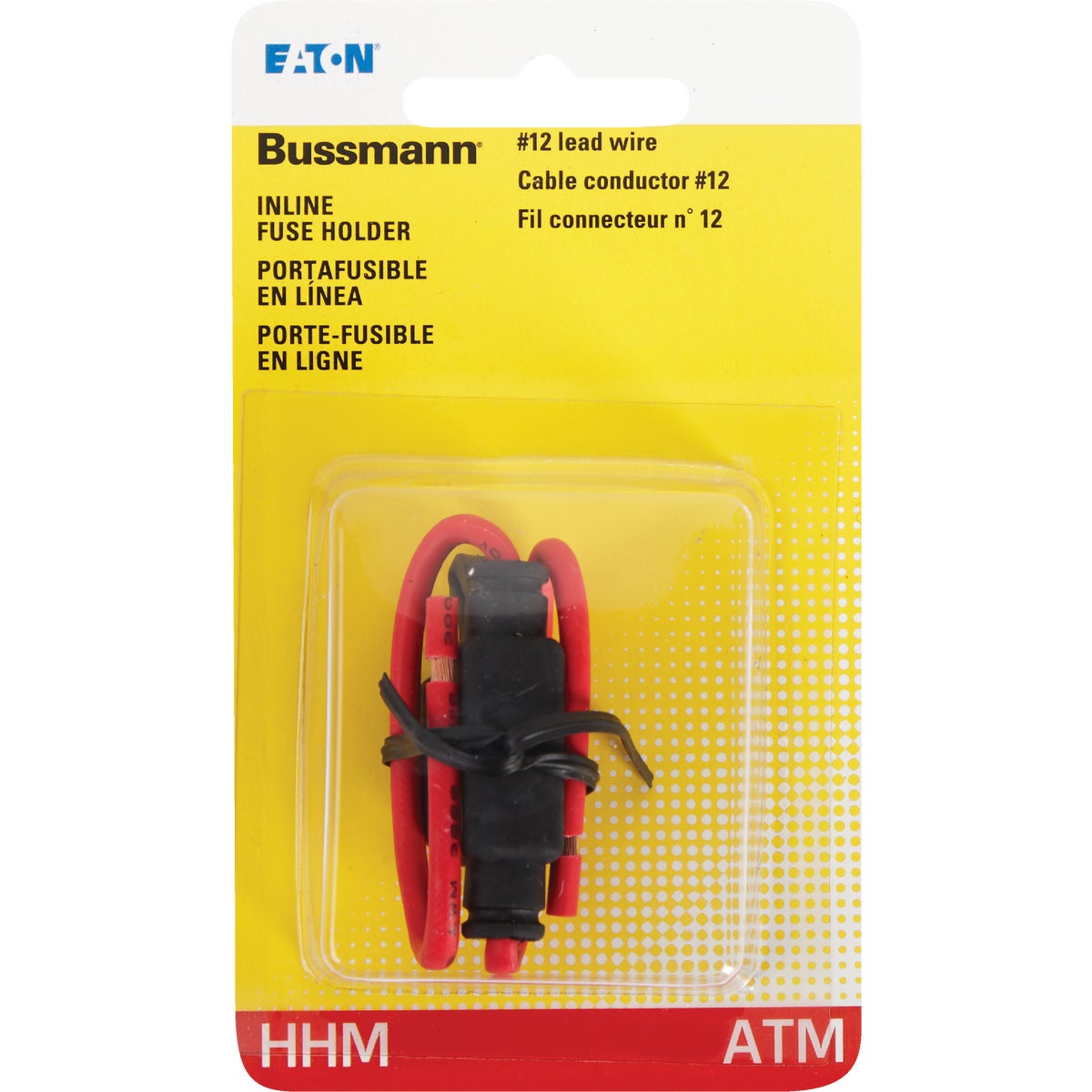 Bussmann 30-Amp #12 ATM In-Line Blade Fuse Holder