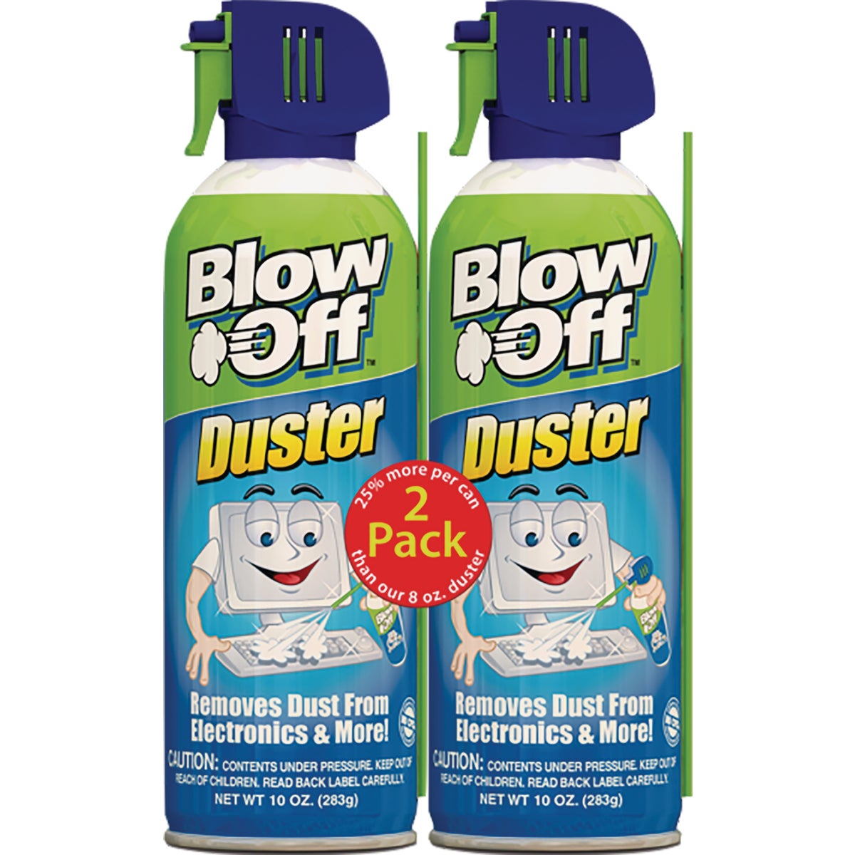 Blow Off 10 Oz. Compressed Air Duster (2-Pack)