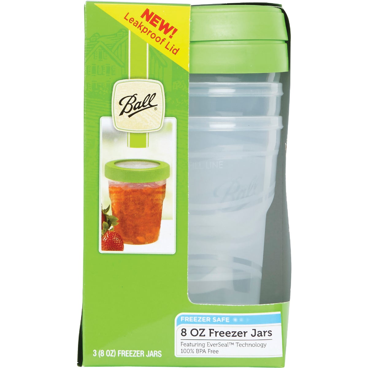 Ball 8 Oz. Plastic Freezer Jar