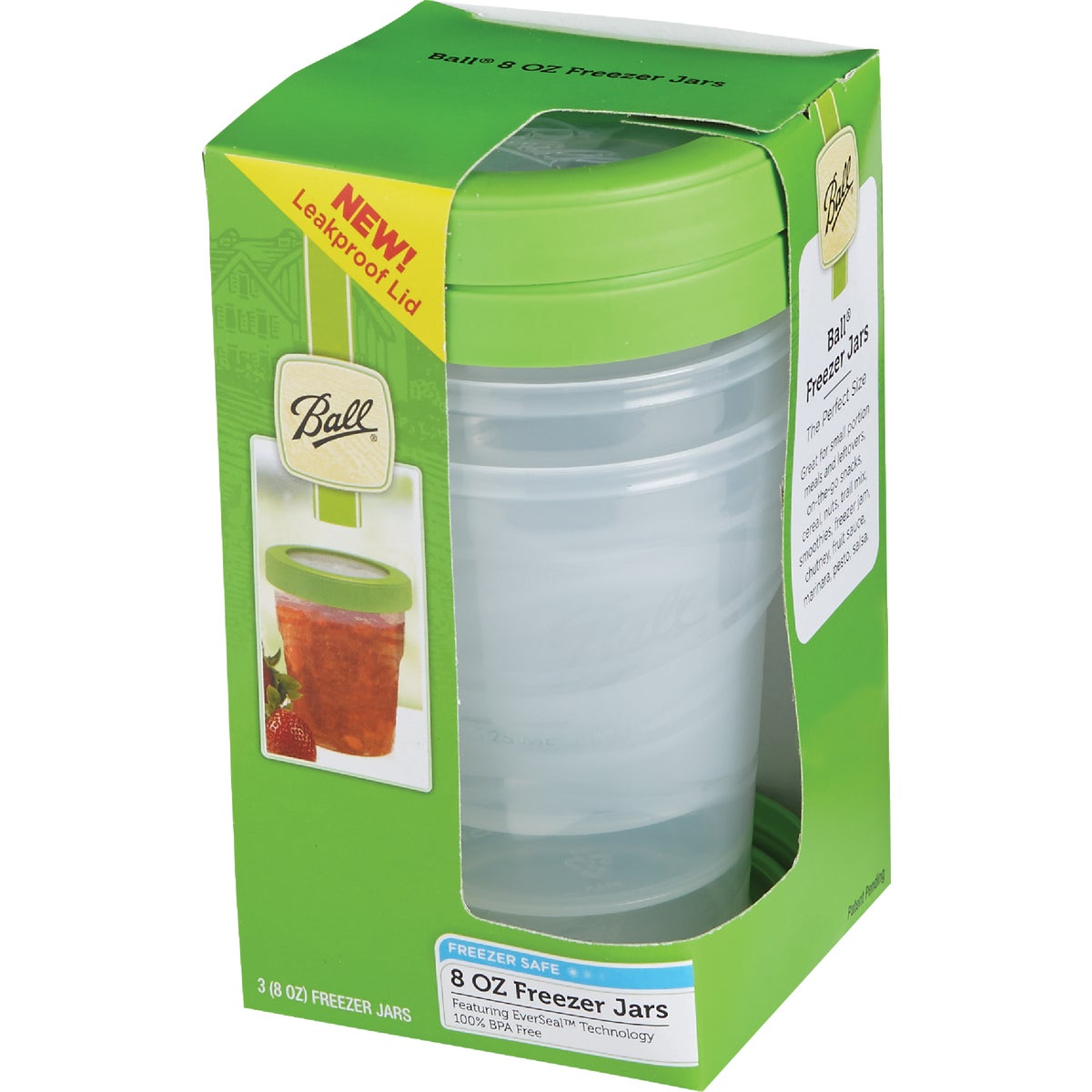 Ball 8 Oz. Plastic Freezer Jar