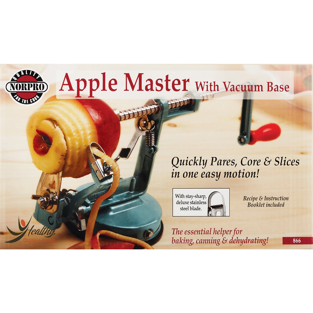 Norpro Apple-Master Apple Parer & Slicer & Corer with Vacuum Base