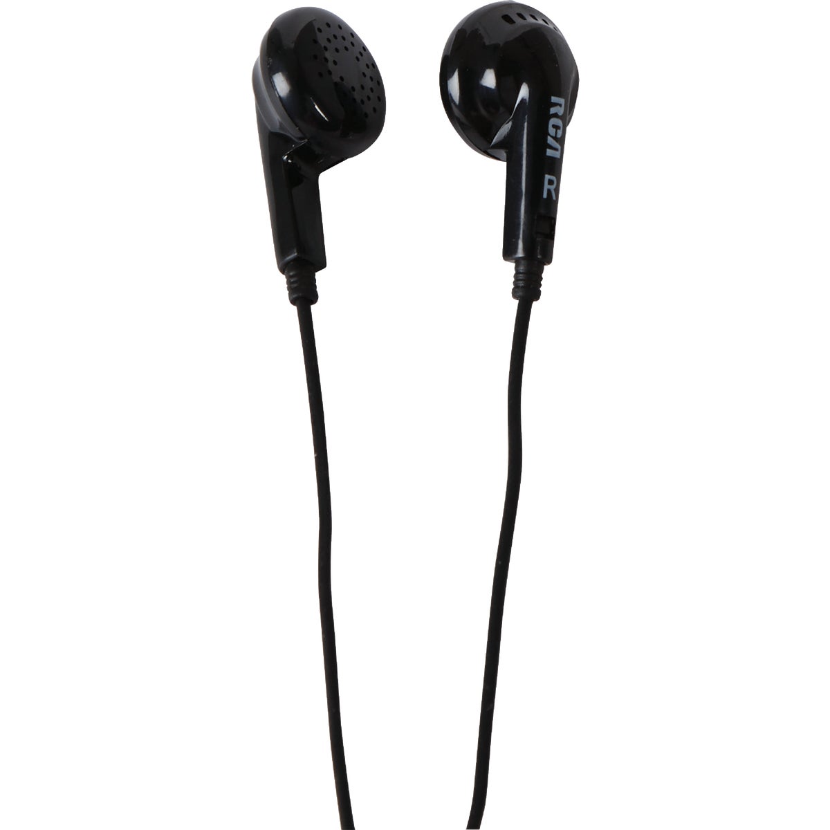 RCA Black Stereo Earbuds